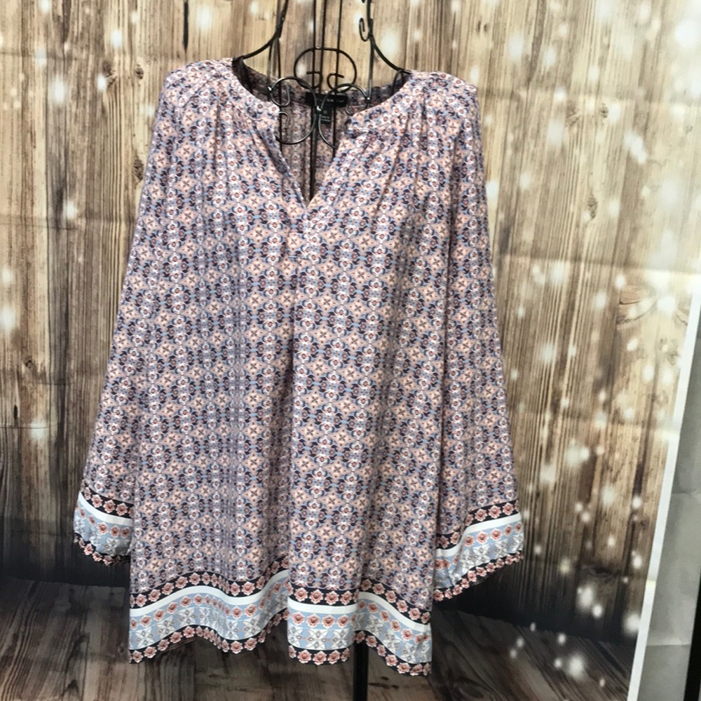 Willi Smith Printed Blouse